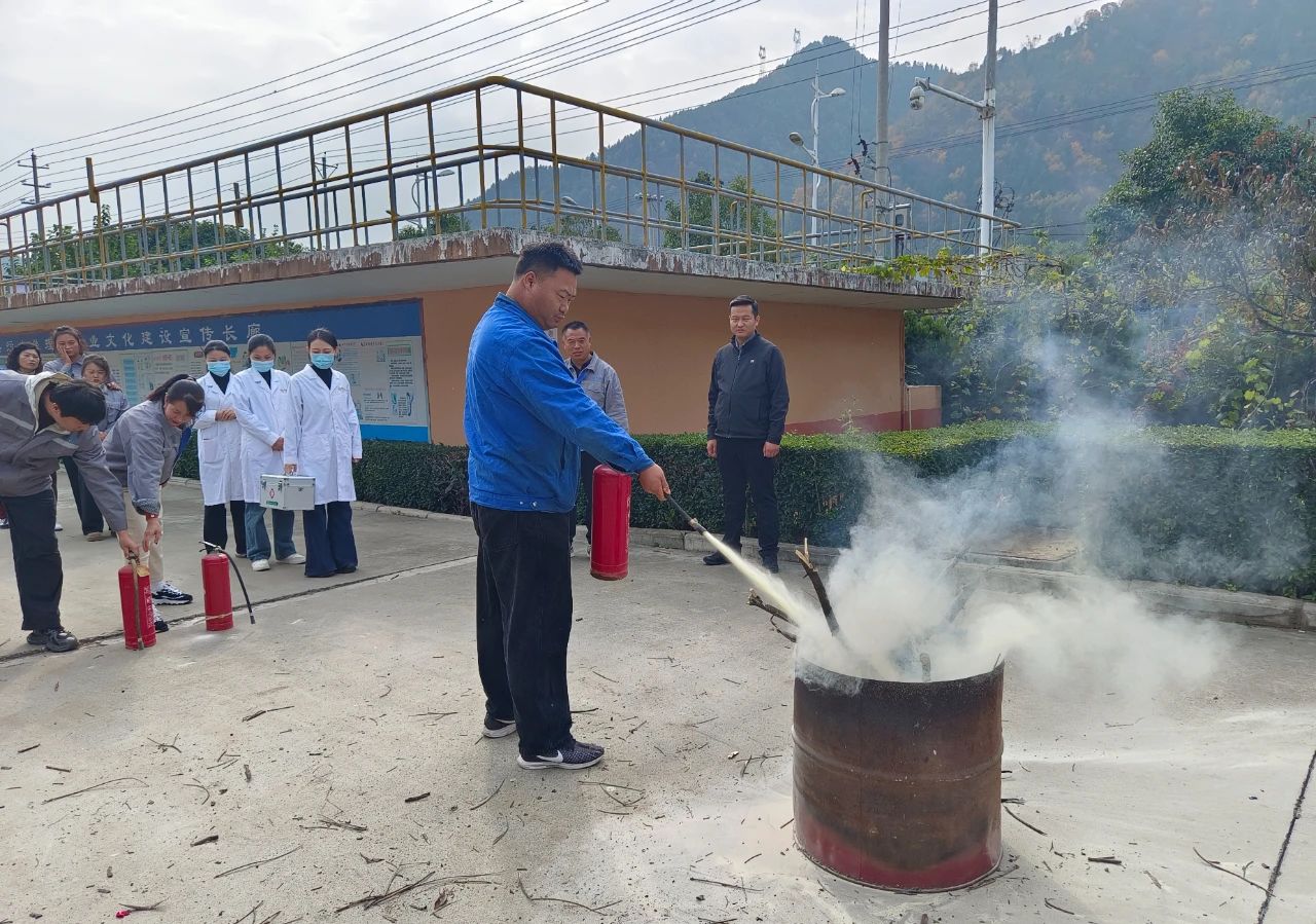 水環(huán)境丹鳳公司開展消防安全應急演練活動